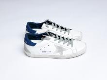 White and blue Golden Goose sneaker