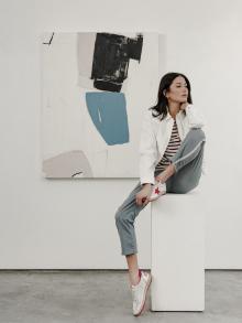 Clothing | NILI LOTAN Shoe | GOLDEN GOOSE  Painting | HOLLY ADDI OLLI FINK